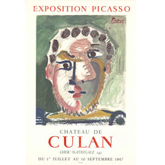 Exposition Picasso - Chateau de Culan 1967, Original Poster, Pablo Picasso , Hommage Art