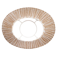 Fermoie | Wicker Nut Brown Lampshade