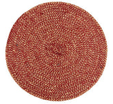 Jute Placemats Silky Petrol Blue Fibre Dining Serving Mats Tableware