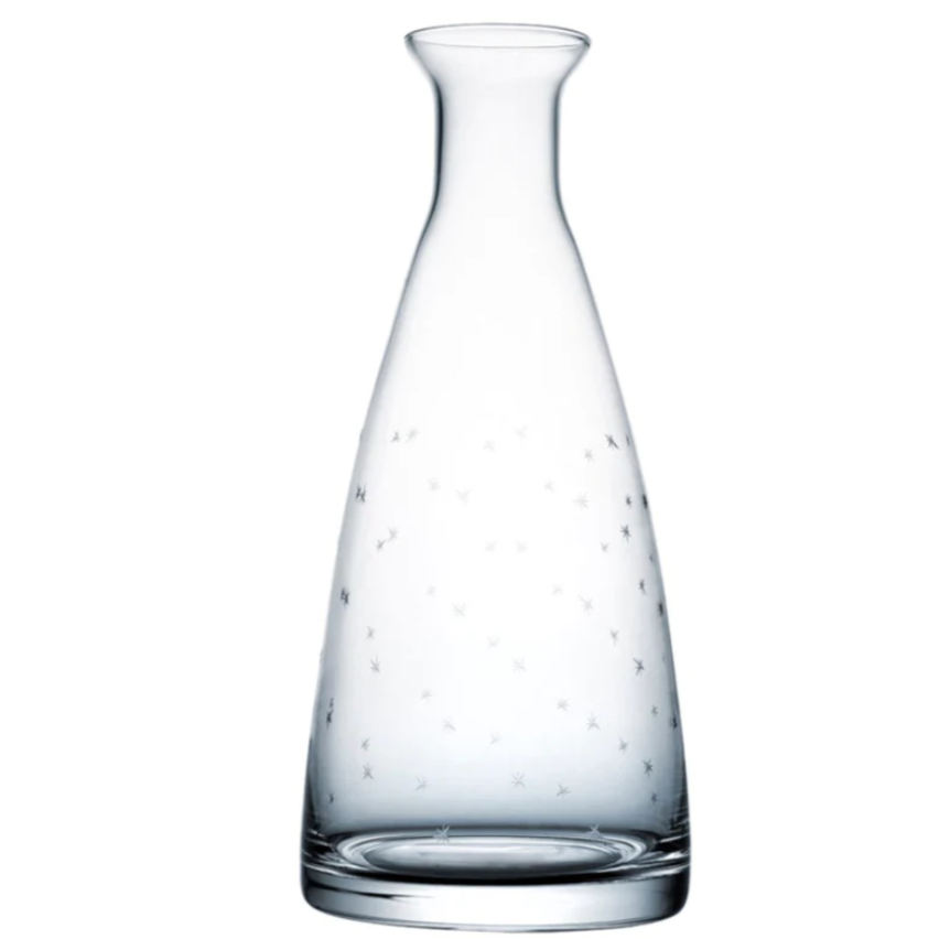 The Vintage List Crystal Table Carafe with Stars Design