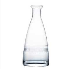 The Vintage List Crystal Table Carafe with Ovals Design