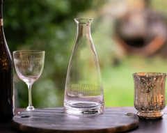 The Vintage List Crystal Table Carafe with Spears Design