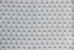 Mews Furnishings Tulips in Cornish Blue & Green Fabric