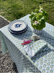 Mews Furnishings Set of 4 Nellie Napkins in Green