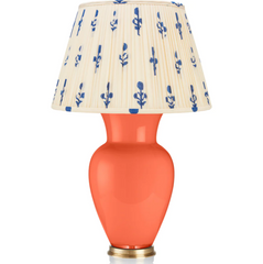 Rosana Lonsdale Blue Rose Gathered Straight Empire Lampshade