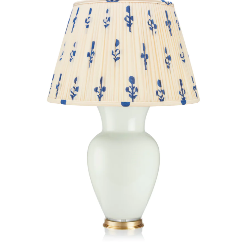 Blue Rose Gathered Straight Empire Lampshade