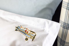 Children's Cotton Bed Linen Set Planes, Cotton & Company