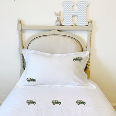 Children's Cotton Bed Linen Set- 4x4 Car, Cotton & Company