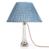 Fermoie | Wicker' Blue Lampshade