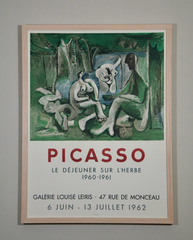 L'Herbe - Galerie Louise Leiris, Paris 1962h, Original Poster. Pablo Picasso
