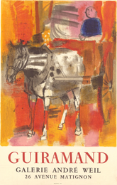 Galerie André Weil, Paris 1959, Original Poster, Paul Guiramand