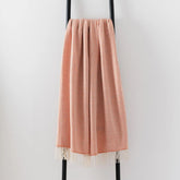 Orange Herringbone Throw | Merino Wool | Isle Mill | Balintyre Clementine