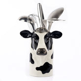 Fresian Cow Utensil Pot | Quail Ceramics