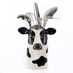 Fresian Cow Utensil Pot | Quail Ceramics