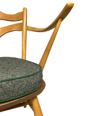 Pair of English Ercol Mid-Century Armchairs