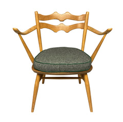 Pair of English Ercol Mid-Century Armchairs