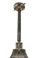 Pair of Mid-century Silver Plated Trumpet Hanging Lights