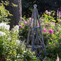 Small Traditional Georgian Style Handcrafted Galvanised Steel Obelisk