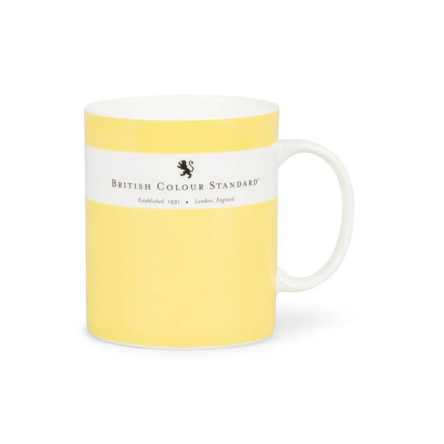 Sulphur Yellow Bone China Mug | British Colour Standard