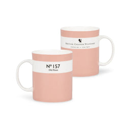 Old Rose/ Pink Bone China Mug | British Colour Standard