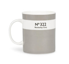 Battleship Grey Bone China Mug | British Colour Standard