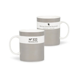 Battleship Grey Bone China Mug | British Colour Standard