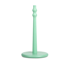 Wooden Kitchen Roll Holder in Opaline Green, British Colour Standard