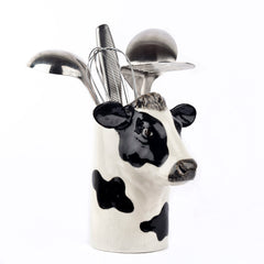 Fresian Cow Utensil Pot | Quail Ceramics