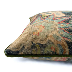 Bizarre Floral Velvet Cushion | Linwood