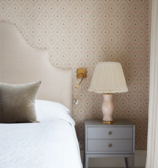 Cream Empire Lampshaded with Frill | Rosana Lonsdale