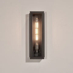 Windor Outdoor Box Light | Antique Black | Cressida & Rose