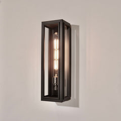 Windor Outdoor Box Light | Antique Black | Cressida & Rose