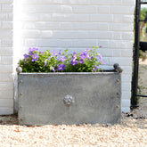 Traditional Georgian Style Handcrafted Galvanised Steel Trough Planter