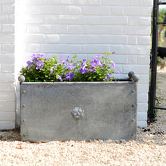 Traditional Georgian Style Handcrafted Galvanised Steel Trough Planter
