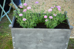 Traditional Georgian Style Handcrafted Galvanised Steel Trough Planter