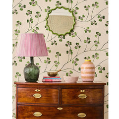 "Pink & Natural Striped Stoneware Vase | Casa JJ
"