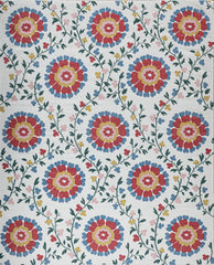 Floral Ogee By Daydress | Floral Flatwoven Wool Rug | Amy Kent