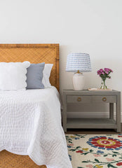 Floral Ogee By Daydress | Floral Flatwoven Wool Rug | Amy Kent