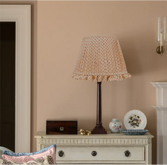 Four Leaf Clover Lampshade With Frill | Rosana Lonsdale