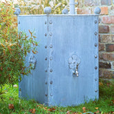 Small Traditional Georgian Style Handcrafted Galvanised Steel Water Butt