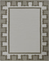 Greek Key Design Handwoven Rug | Cream & Moss | Jennifer Manners x Salvesen Graham