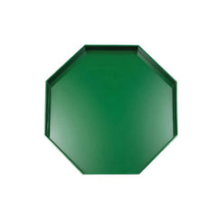 Large Octagon Lacquered Tray | Green | Casa JJ