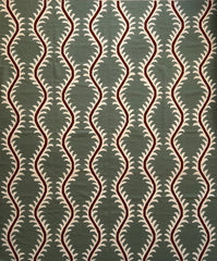 Linwood Helter Skelter Flatweave Wool Green Rug | Amy Kent
