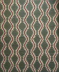 Linwood Helter Skelter Flatweave Wool Green Rug | Amy Kent