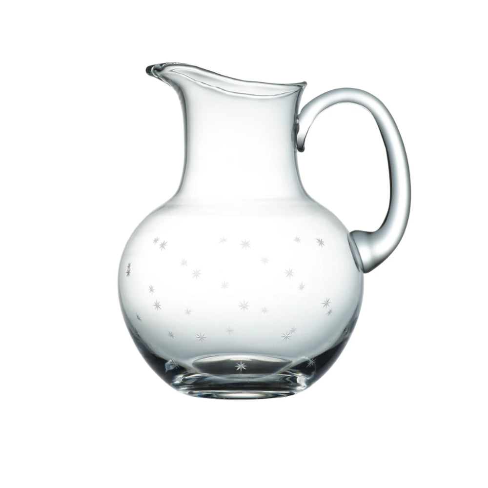 Crystal Water Jug with Star Motif | The Vintage List