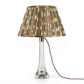 Whittle Neutral Gathered Linen Lampshade | Fermoie