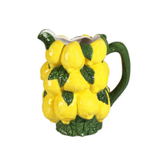 Large Ceramic Jug Decorated With Lemons | Casa JJ