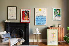 Sixième Biennale de Peinture, Menton 1966, Original Lithograph, Pablo Picasso Hommage Art