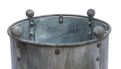 RHS Round Handcrafted Galvanised Steel Water Butt