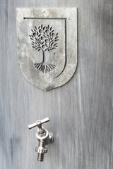 RHS Round Handcrafted Galvanised Steel Water Butt